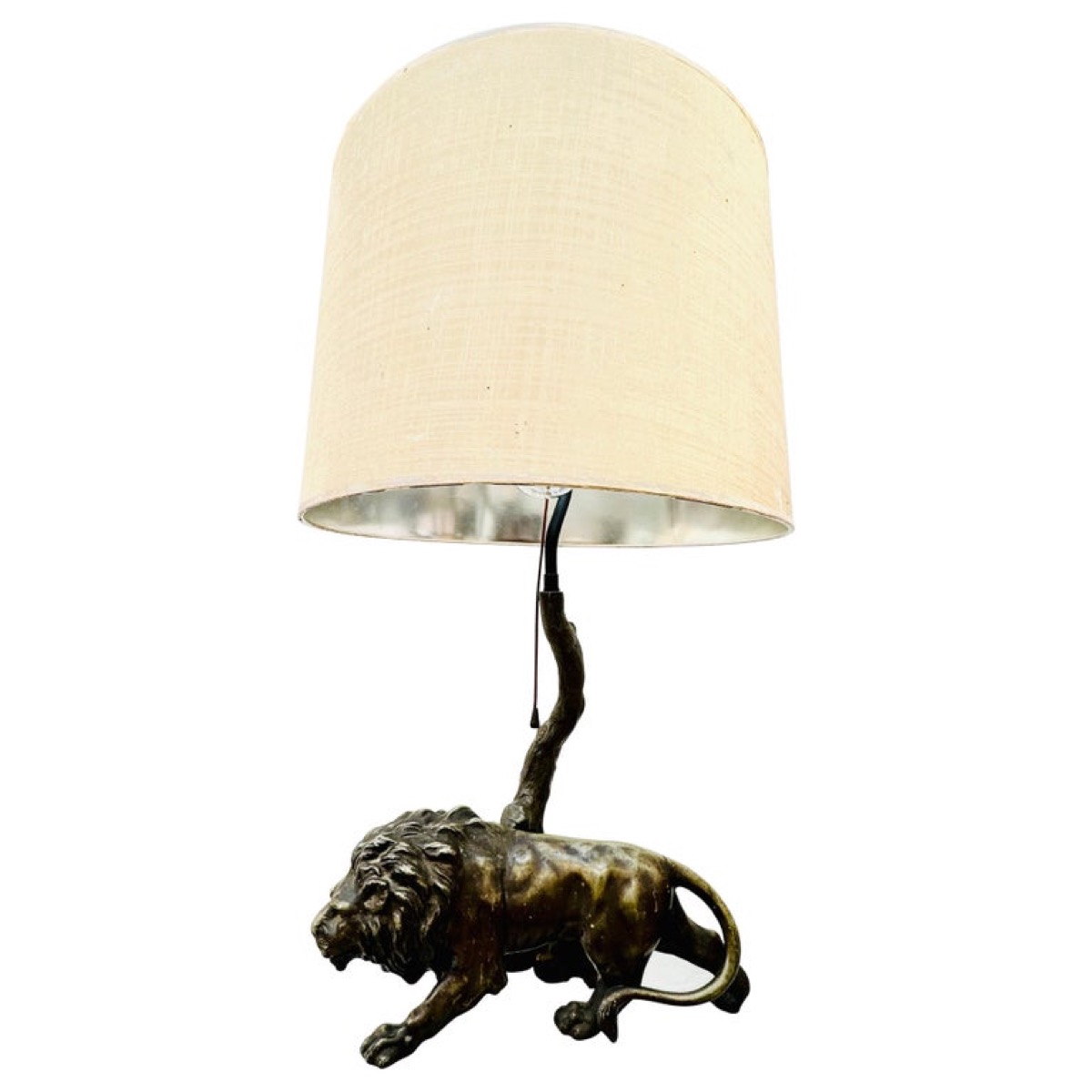 Lion floor deals lamp